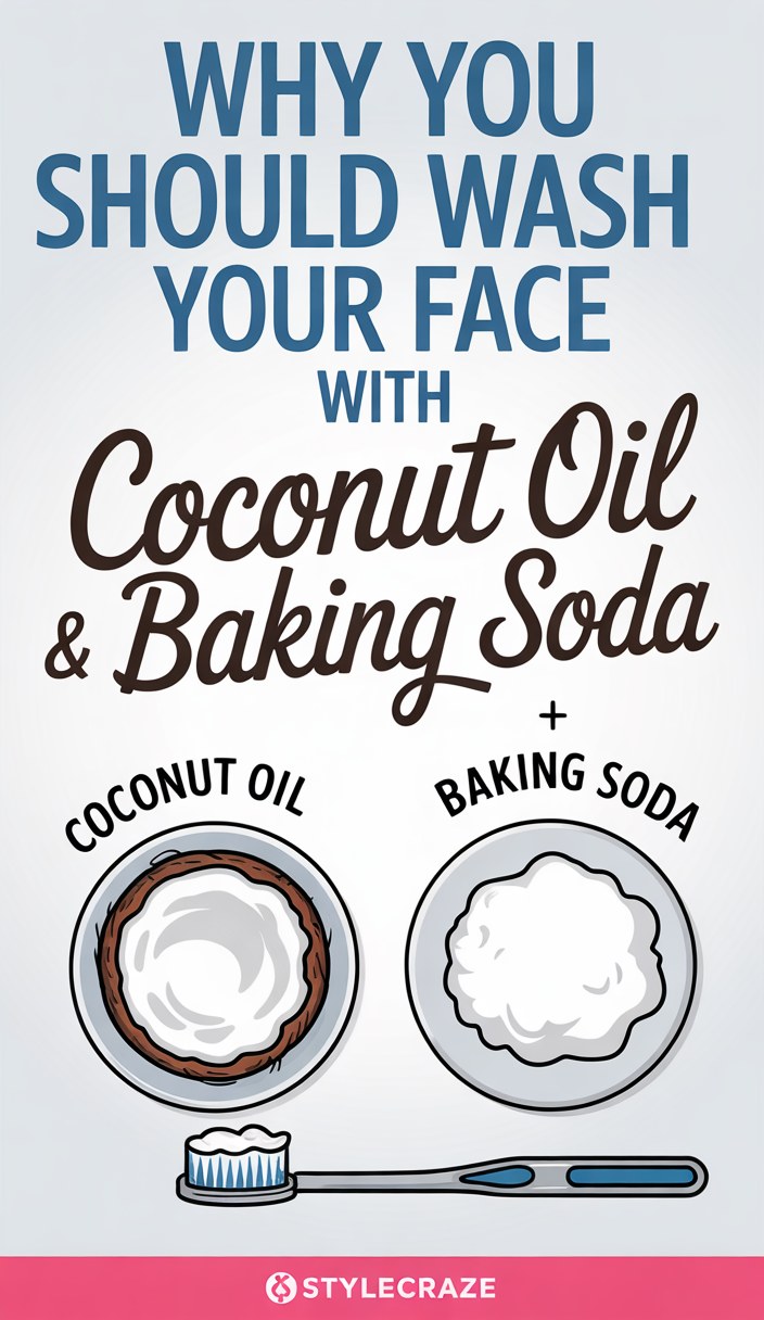 Natural Face Wash With Coconut Oil and Baking Soda Recipe