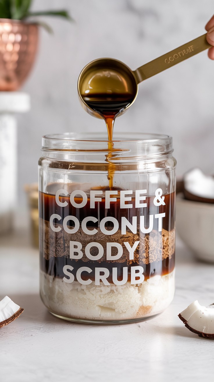 DIY Coffee Coconut Body Scrub Recipe for Silky Smooth Skin