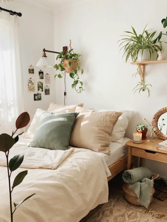 Latte Bedding Set | Warm Beige Brown Bedding | Cozy Neutral Bedroom Makeover