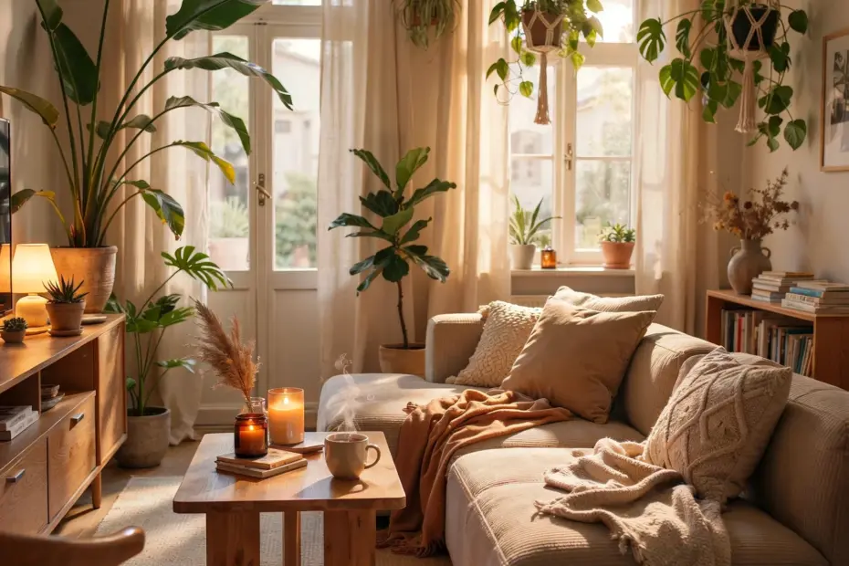 Cozy Living Room Inspiration | Earthy Small Space Decor Ideas | Apartment Style