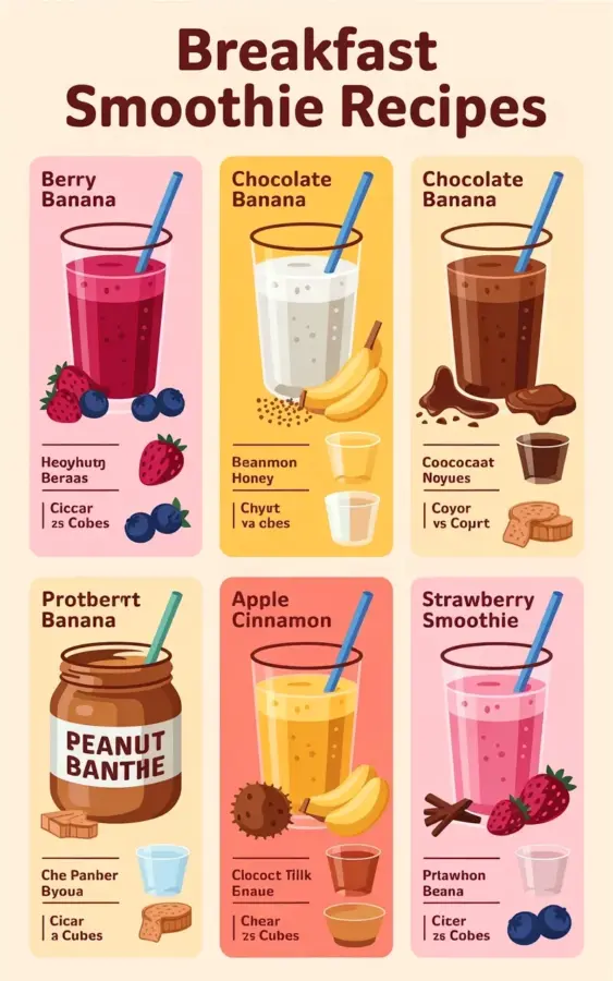 5 Healthy Breakfast Smoothie Recipes Before and After Weight Loss