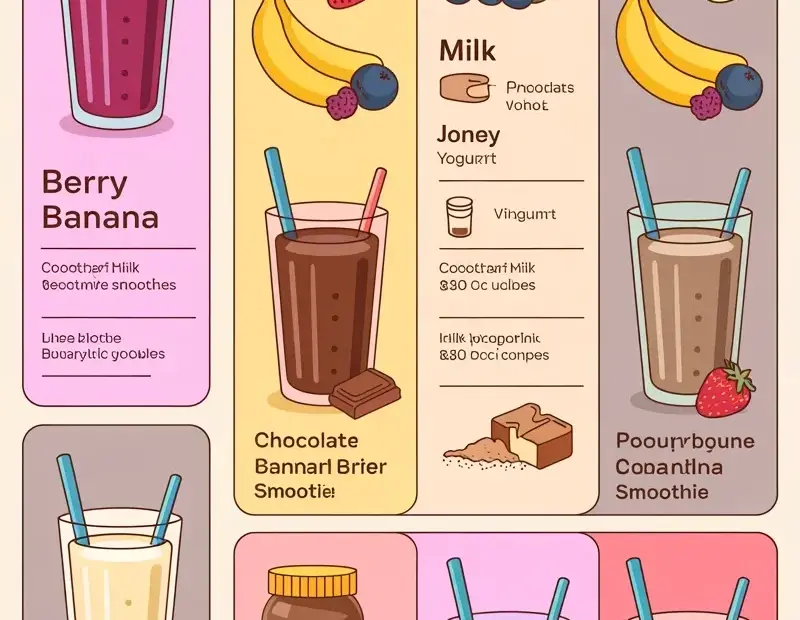 5 Breakfast Smoothie Recipes for Back to School Mornings ☀️