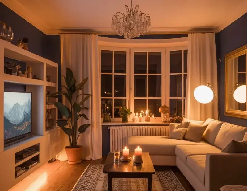 Cozy Neutral Living Room Ideas for Winter Nights in | Warm Home Decor